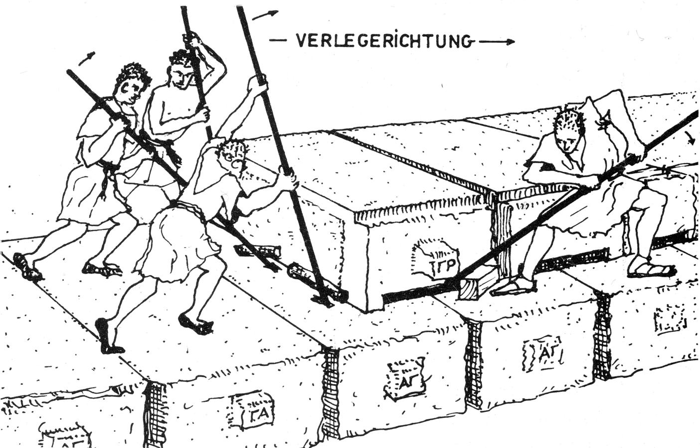 Antike Toranlagen Mit Flanken Türen